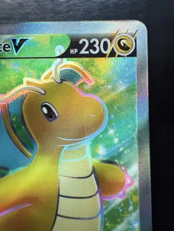 Pokemon Dragonite V 076/078 Pokemon GO Ultra Rare Full Art Holo (NM) - Image 3