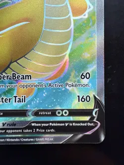 Pokemon Dragonite V 076/078 Pokemon GO Ultra Rare Full Art Holo (NM) - Image 5