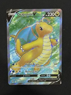 Pokemon Dragonite V Full Art 076/078 Ultra Rare Pokemon GO NM - Image 1