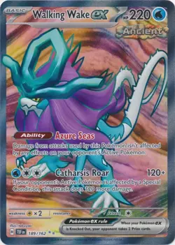 Walking Wake ex - 189/162 Ultra Rare Temporal Forces Pokemon TCG - Image 1