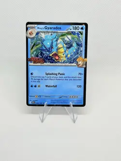 Pokemon TCG Misty's Gyarados Destined Rivals Prerelease Stamp - Image 1