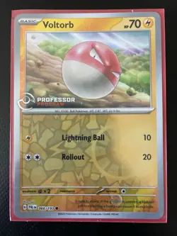 Pokemon Voltorb Professor Program Exclusive Paldea Evolved 66/193 - Image 1