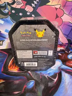 Pokemon TCG Celebrations Lances Charizard V 6 Pack Tin New SEALED! - Image 4