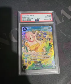PSA 10 Rebecca (SP) OP05-091 Wings of the Captain Foil - Image 1