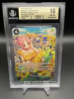 OPTCG Rebecca (SP) OP05-091 Wings of the Captain BGS 10 Pristine! - Image 1