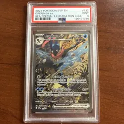 Greninja ex 132 Sv: Scarlet & Violet Promo Cards Holo PSA 9 - Image 1