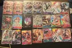 One Piece TCG Lot English Japanese Chinese All Near Mint Good For Grading - Image 1