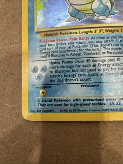 Blastoise - 2/102 - Pokemon Base Set Unlimited Holo Rare Card WOTC NM - Image 4