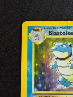 Pokemon Blastoise 2/102 Base Set Holo Card Unlimited WOTC Vintage TCG - Image 2