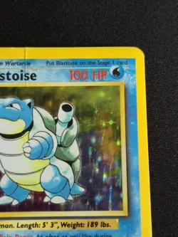Pokemon Blastoise 2/102 Base Set Holo Card Unlimited WOTC Vintage TCG - Image 3