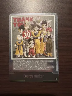 Dragon Ball Super Card Game Fusion World SB01 Manga Booster Energy Marker E-60 - Image 1