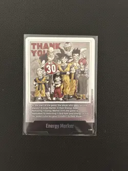Dragon Ball Super Card Game Fusion World SB01 Manga Booster Energy Marker E-60 - Image 1
