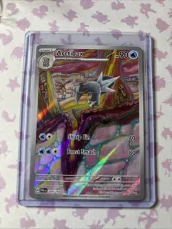 Pokemon TCG Arctibax Holo Illustration Rare Card 209/193 Sv02: Paldea Evolved - Image 2