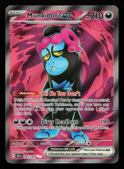Munkidori ex 083/064 Ultra Rare Shrouded Fable Pokemon Card - Image 1