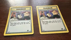 Here Comes Team Rocket! Both 71/82 & 15/82 Holo Cards Pokemon TCG - 2000 Damaged - Image 2