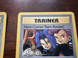 Here Comes Team Rocket! Both 71/82 & 15/82 Holo Cards Pokemon TCG - 2000 Damaged - Image 5