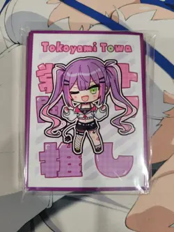 Tokoyami Towa Chibi hololive Anime Card Sleeves *NEW* 60ct - Image 2