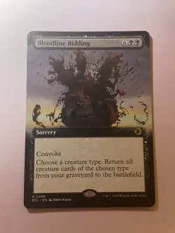 Bloodline Bidding (Extended Art) Lorwyn Eclipsed Regular - Image 1
