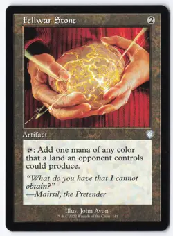 Fellwar Stone (Retro Frame) U Commander: The Brothers' War 141 NM - Image 1