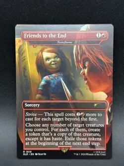 MTG Friends to the End Twinflame R Secret Lair x Chucky #1810 - Image 1
