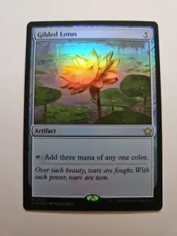 Gilded Lotus #725 (Foil) (NM) Foundations FDN Magic MTG commander - Image 1