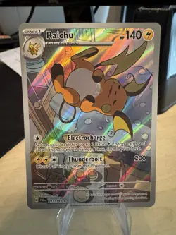 Pokemon TCG Raichu 211/193 Paldea Evolved Illustration Rare - Image 1