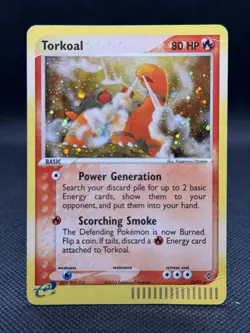 2003 Torkoal 12/97 Dragon Reverse Holo Pokemon Vintage HP - Image 1