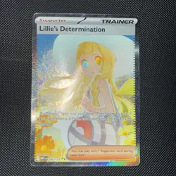 Pokemon TCG Lillie’s Determination Mega Evolution 184/132 SAR - Image 1