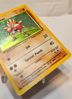 Hitmonchan 7/102 Holo Rare Base Set Unlimited Pokemon 1248 - Image 5