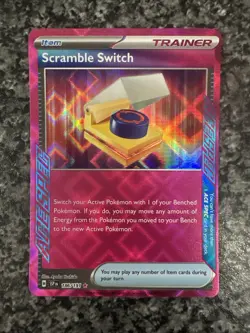 Pokemon TCG Scramble Switch 186/191 S&V Surging Sparks Ace Spec NM - Image 1
