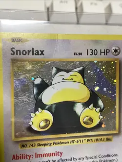 Pokemon TCG Snorlax XY179 XY Holo Black Star Promo - Image 2