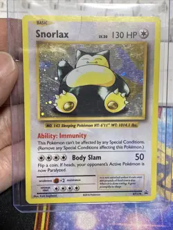 Pokemon TCG Snorlax XY179 XY Holo Black Star Promo - Image 5