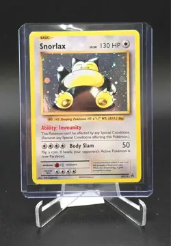 Pokemon TCG - Snorlax - XY179 - Holo Promo - XY Black Star Promos LP - Image 1