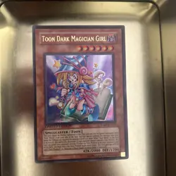 Yu-Gi-Oh! Toon Dark Magician Girl -JUMP-EN010- Ultra Rare - Limited Edition MP! - Image 1