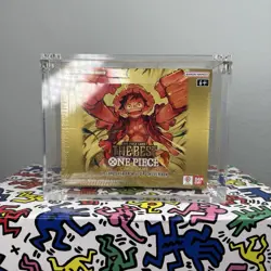 One Piece TCG PRB-01 PREMIUM BOOSTER BOX IN ACRYLIC CASE ENGLISH New And Sealed - Image 1