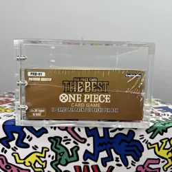 One Piece TCG PRB-01 PREMIUM BOOSTER BOX IN ACRYLIC CASE ENGLISH New And Sealed - Image 5