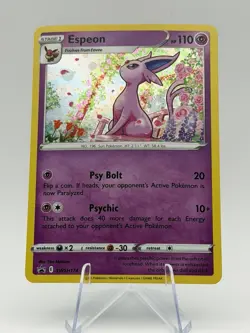 Espeon SWSH174 SWSH: Sword & Shield Black Star Promo Card Holo - Image 1