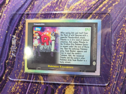Pokemon Topps Card Ep2 Pokemon Emergency Holo Foil 1st Edition Blue Logo - Image 2