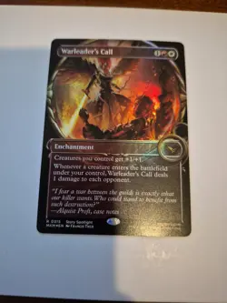 1x Warleader's Call (Showcase) -Foil Near Mint MTG Murders at Karlov Manor NM x1 - Image 1