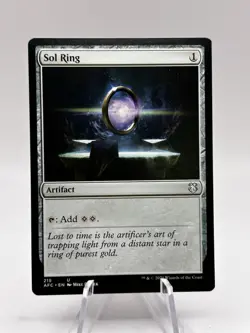 Sol Ring 215 Adventures In The Forgotten Realms AFC MTG NM - Image 1