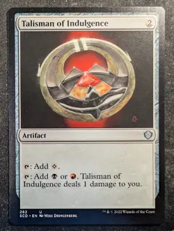 Talisman of Indulgence - Starter Deck Commander (MTG) - Image 1
