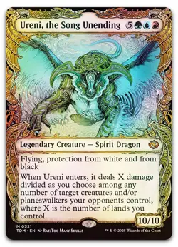 Ureni, the Song Unending (Showcase) #321 (Foil) NM Tarkir Dragonstorm Magic MTG - Image 1