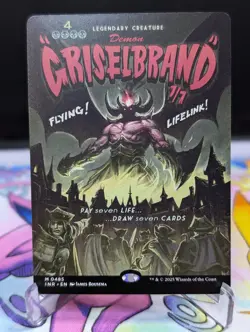 MTG Innistrad Remastered- Griselbrand 485 Borderless Regular - Image 1