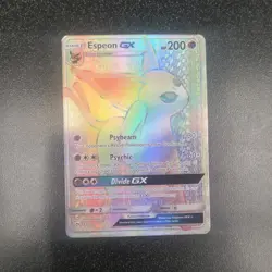 Pokemon Espeon GX Secret Rare Full Art Holo 200 HP SM Base Set 152/149 GX - Image 1