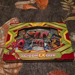POKEMON TCG: SCIZOR EX XY EVOLUTIONS COLLECTION BOX New Factory Sealed - Image 1