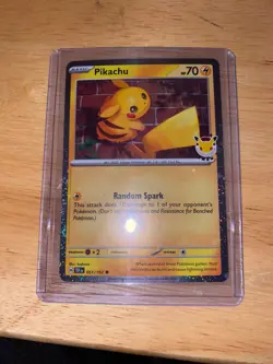 Pikachu Pokemon Day 2026 051/162 (NM) - 30th Anniversary Promo - Pokemon TCG - Image 1
