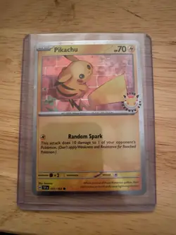 Pikachu Pokemon Day 2026 051/162 (NM) - 30th Anniversary Promo - Pokemon TCG - Image 3