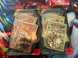 Pokemon Phantasmal Flames PREMIUM CHECKLANE FULL ART SET-1 2&3 blister promo set - Image 2