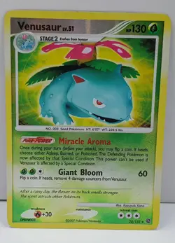 Venusaur 20/132 Secret Wonders (2007) Reverse Holo Rare Pokemon TCG - Image 2