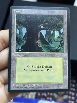 5x German Fbb Forest • Unplayed / Mostly Clean • Basic Land • Mtg - Image 3
